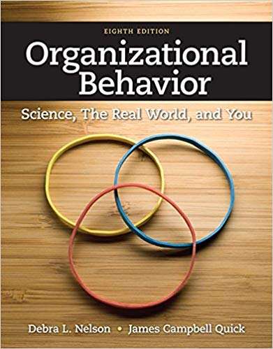 Test Bank for Organizational Behavior Science The Real World and You 8th Edition by Debra L. Nelson